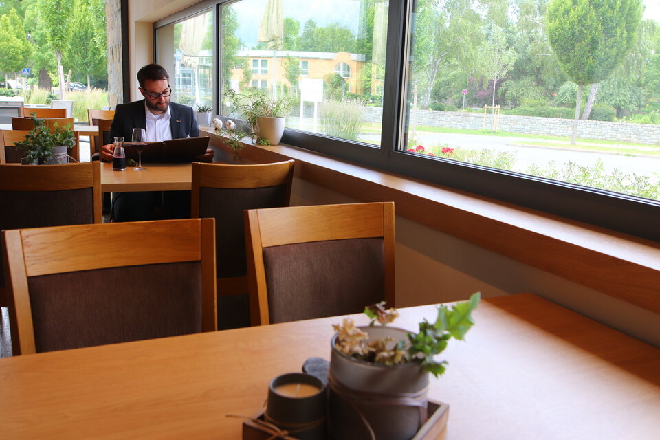 Gast im Restaurant