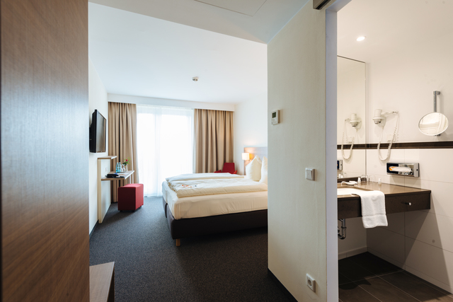 Hotelzimmer im Hotel Susato - Hotelzimmer mit Badezimmer